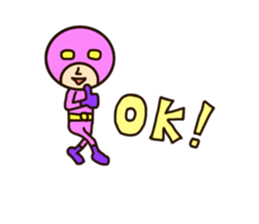 Zentai Mask 1 sticker #12984100