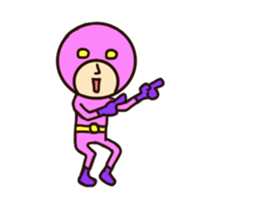 Zentai Mask 1 sticker #12984102