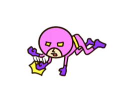 Zentai Mask 1 sticker #12984105