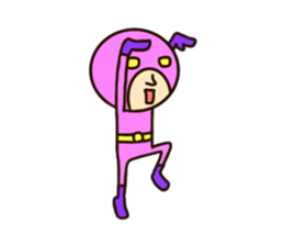 Zentai Mask 1 sticker #12984106