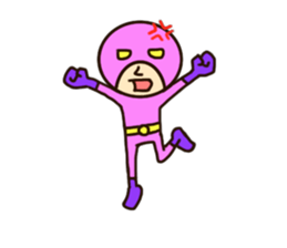 Zentai Mask 1 sticker #12984109