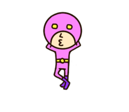 Zentai Mask 1 sticker #12984110