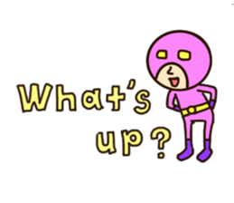 Zentai Mask 1 sticker #12984116