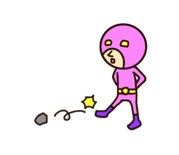 Zentai Mask 1 sticker #12984122