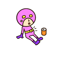 Zentai Mask 1 sticker #12984125