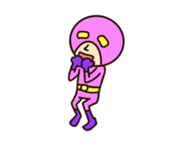 Zentai Mask 1 sticker #12984129