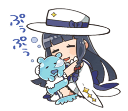 Wish upon the pleiades (New work Ver.) sticker #12984298