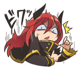 Wish upon the pleiades (New work Ver.) sticker #12984301