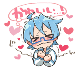 Wish upon the pleiades (New work Ver.) sticker #12984306