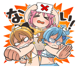 Wish upon the pleiades (New work Ver.) sticker #12984321