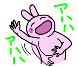 Sticker of a Cute bunny sticker #12984363