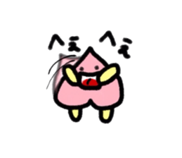 Okayama-ben Monmon sticker #12984515