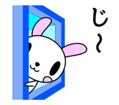 Move! Polite rabbit [Daily conversation] sticker #12984896