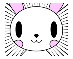 Move! Polite rabbit [Daily conversation] sticker #12984910