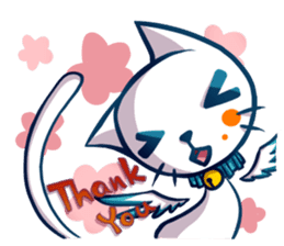 Angle Cat Mia sticker #12985102