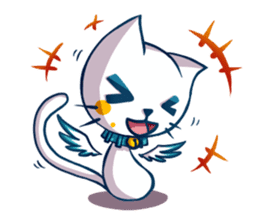 Angle Cat Mia sticker #12985112