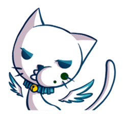Angle Cat Mia sticker #12985115
