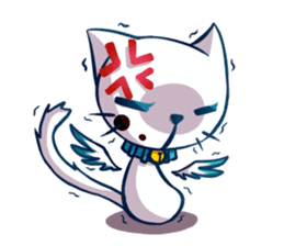 Angle Cat Mia sticker #12985116