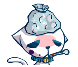 Angle Cat Mia sticker #12985119