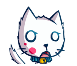 Angle Cat Mia sticker #12985120