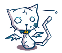 Angle Cat Mia sticker #12985121