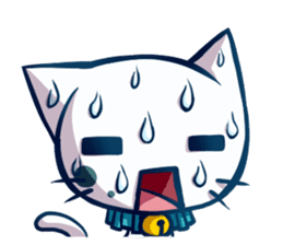 Angle Cat Mia sticker #12985122