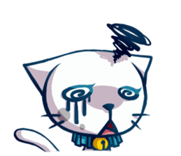 Angle Cat Mia sticker #12985123