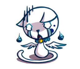 Angle Cat Mia sticker #12985124