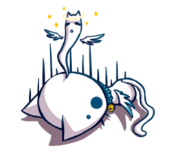 Angle Cat Mia sticker #12985125