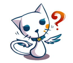 Angle Cat Mia sticker #12985127