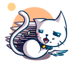 Angle Cat Mia sticker #12985131