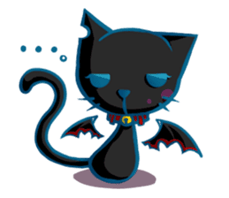 Angle Cat Mia sticker #12985137