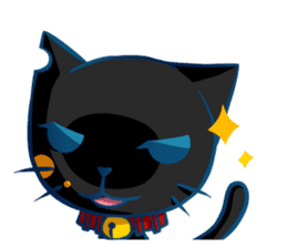 Angle Cat Mia sticker #12985138