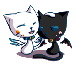 Angle Cat Mia sticker #12985140