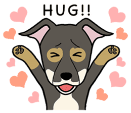 mix mix(Every day of mongrel dogs) sticker #12985804