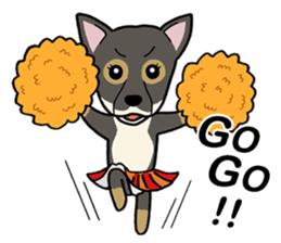 mix mix(Every day of mongrel dogs) sticker #12985815