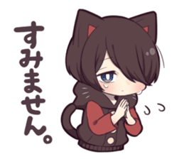 BLACK KITTEN 9 sticker #12986748