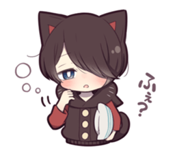BLACK KITTEN 9 sticker #12986758