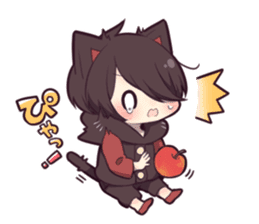 BLACK KITTEN 9 sticker #12986764