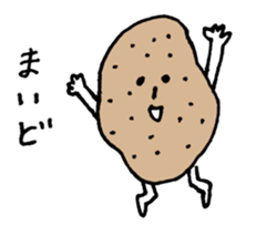 Friendly vegetables 2 sticker #12986830