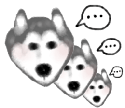 dog & fruits sticker #12987275