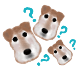 dog & fruits sticker #12987277