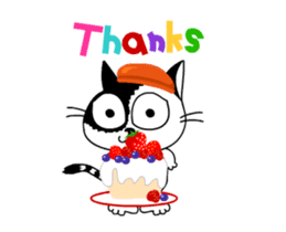 Communication of the cat/Every day/Move sticker #12987488