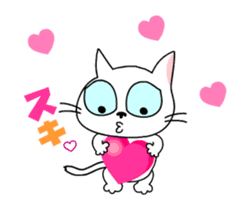 Communication of the cat/Every day/Move sticker #12987499