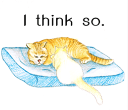 Love Cat House : Meow w Color pencil. sticker #12988214