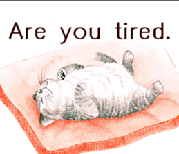 Love Cat House : Meow w Color pencil. sticker #12988235