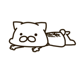 KISHIMOTO-cat sticker #12988425
