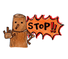 MORINO made of twigs sticker #12988674