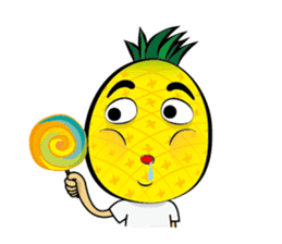 Mr.H-Pineapple 2 (English) sticker #12988932