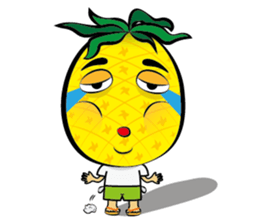 Mr.H-Pineapple 2 (English) sticker #12988937